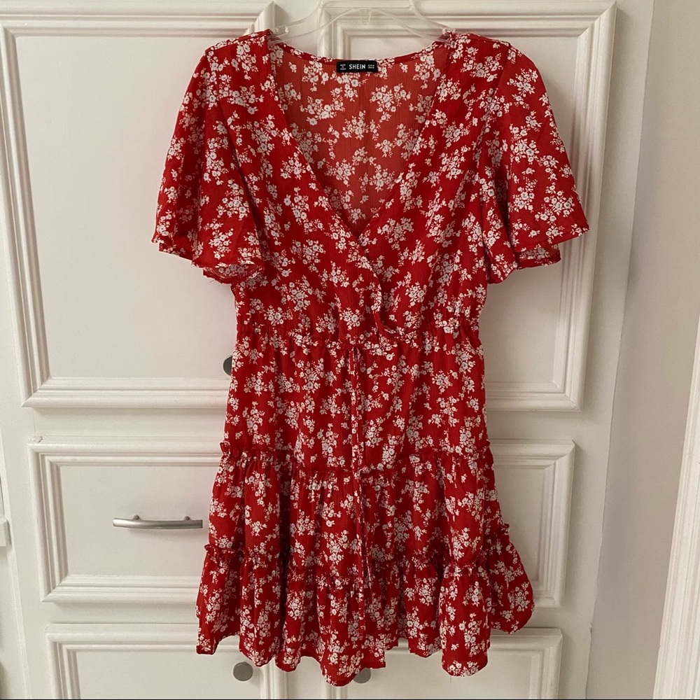 Shein floral dress